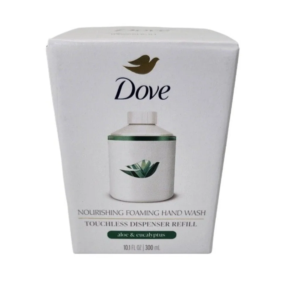 Dove Touchless Dispenser Refill Foaming Hand Wash Aloe & Eucalyptus 10.1 FL